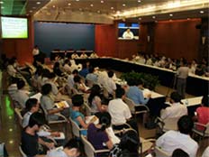 工程实例考察交流与污泥产业座谈会